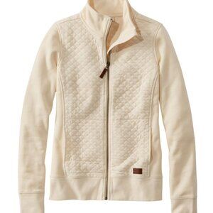 L.L.‎ Bean Women's Quilted Full-Zip Sweatshirt
